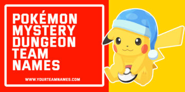 Pokemon Mystery Dungeon Team Names