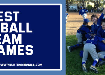 Best T-ball Team Names Ideas and Suggestions