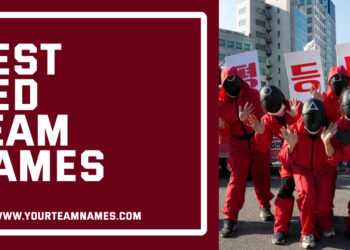 Best Red Team Names Ideas for Gamers and Kids group