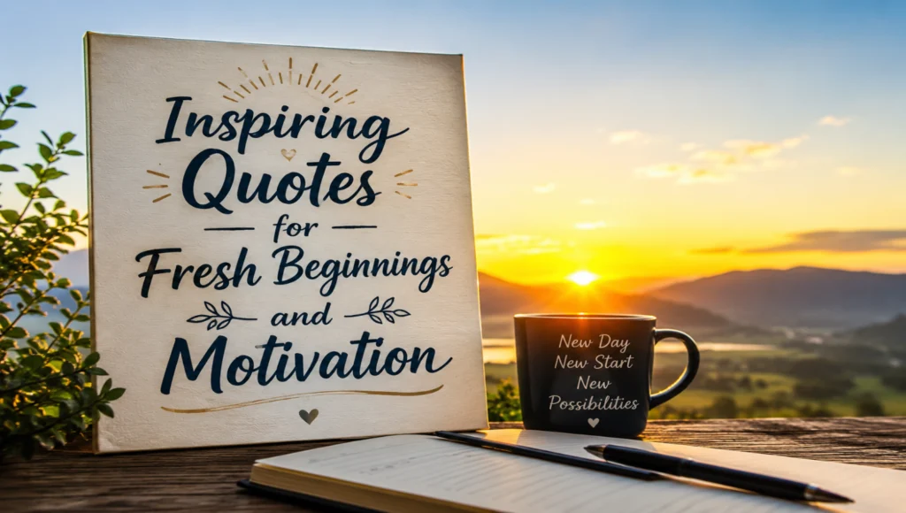 Inspiring Quotes for Fresh Beginnings