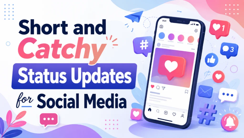 Short and Catchy Status Updates for Social Media