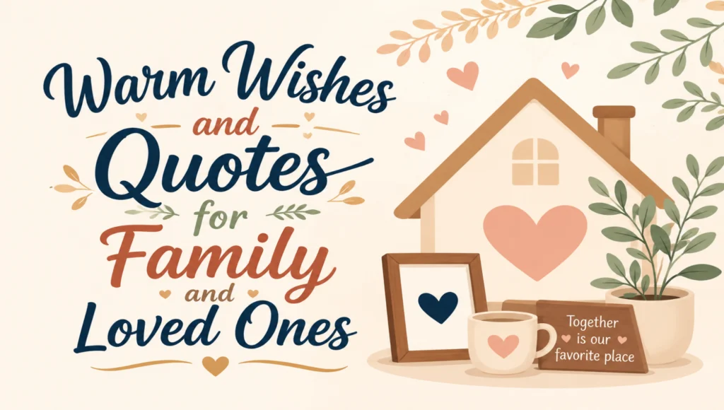 Warm Wishes and Quotes for Family and Loved Ones